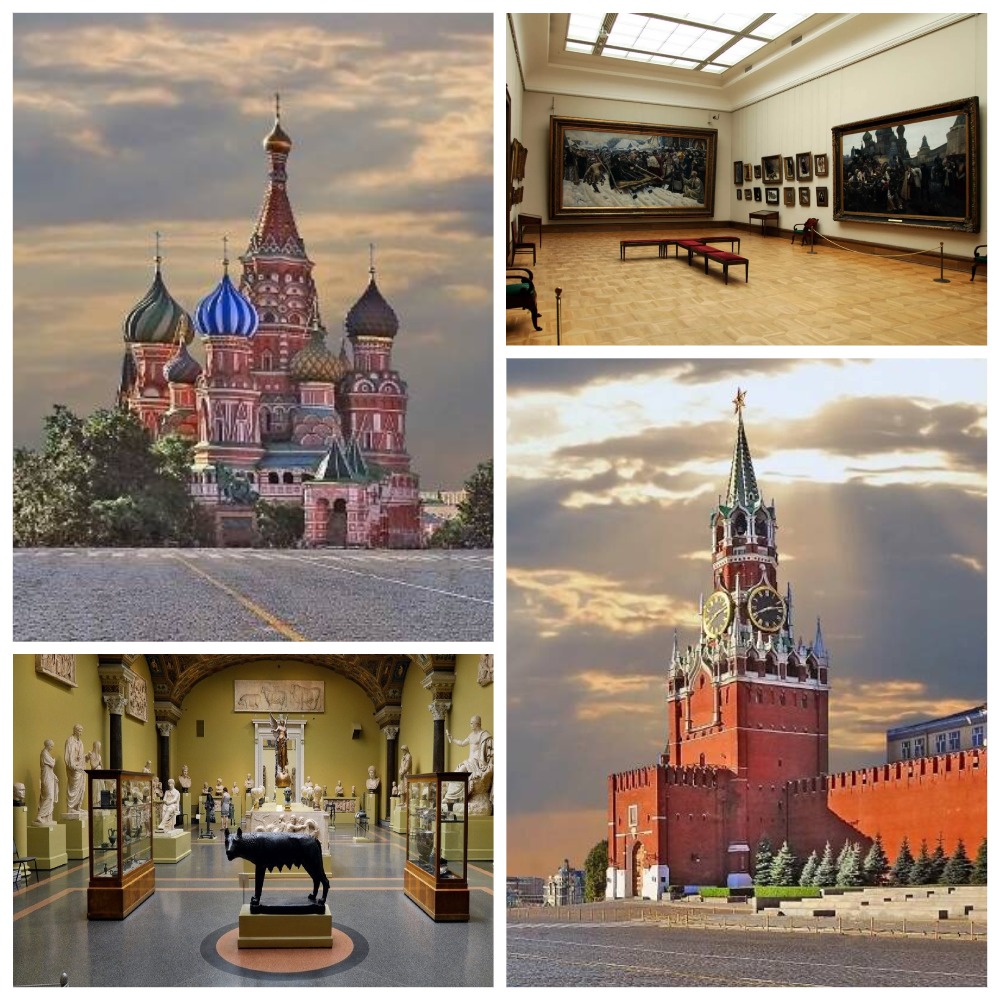 Москва. Музей Изобразительного Искусства им. А.С. Пушкина. Третьяковская галерея.